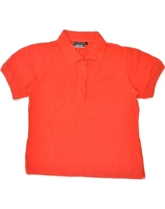 REEBOK Womens Polo Shirt UK 14 Large Red Cotton AJ29 - Picture 1 of 3