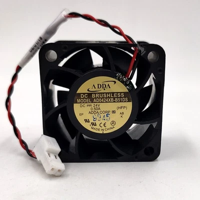 1 pcs  24V0.50A 4028 AD0424XB-B51DS 4 cm inverter gale volume cooling fan. - Image 1 of 4