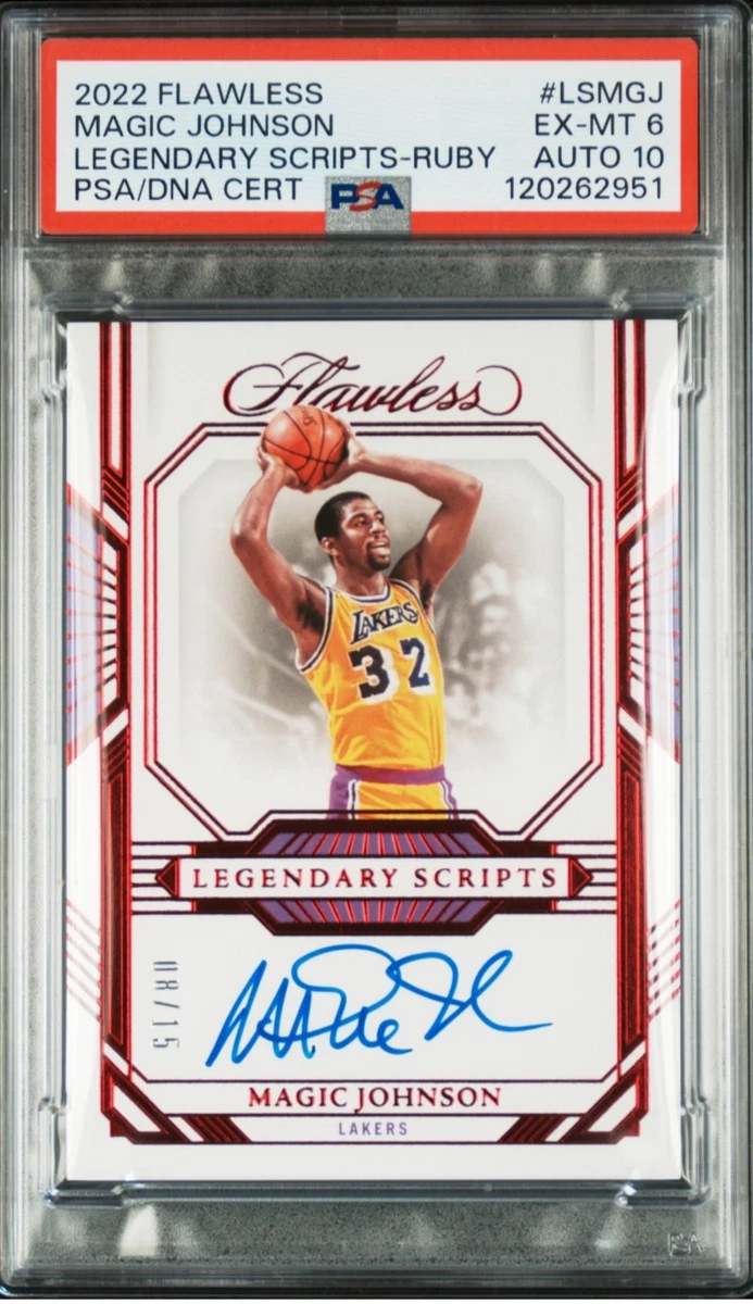Magic Johnson Professional Sports Authenticator (PSA) Grade 10