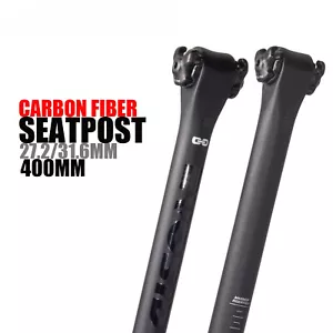 Carbon MTB/Road Bike Seatpost 27.2/31.6*40mm Bicycle Suspension Seat Tube - Picture 1 of 13