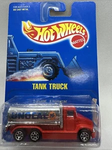 HOT WHEELS 1991 COLLECTOR #147 TANK TRUCK UNOCAL 76 ORANGE DIECAST SEMI TANKER - Picture 1 of 5