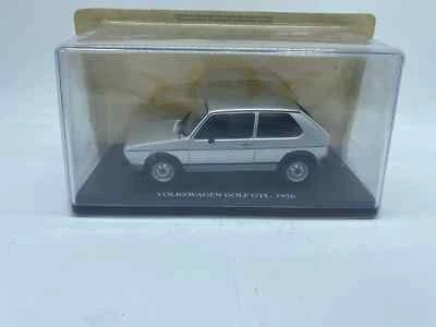 MODELLINO AUTO VOLKSWAGEN GOLF GTI 1976  GRIGIA - EDICOLA - SCALA 1:24 #4 - Immagine 1 di 4