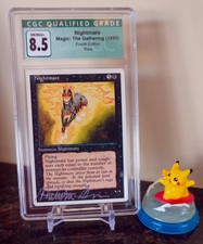 MTG Nightmare 4th Edition 1995 CGC 8.5 NM/Mint+ Melissa Benson Signed! PSA | BGS