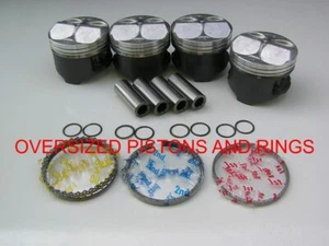 OVERSIZED NIPPON RACING FULL FLOATING HONDA CIVIC TYPE R PISTONS KIT CTR B16B - Picture 1 of 2