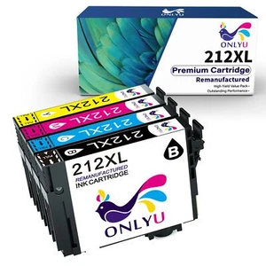 4 PACK 212XL T212XL Series Ink Cartridges for Epson WorkForce WF-2830 WF-2850 - Picture 1 of 5
