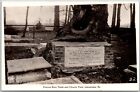 Jamestown Virginia RPPC Blair Tomb and Church Yard Vintage Pocztówka Prawdziwe zdjęcie