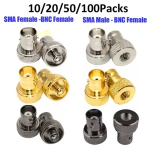 Wholesale SMA Male/Female to BNC Female Adapter Connector for Icom Radio adaptor - Picture 1 of 34