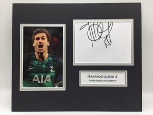 RARE Fernando Llorente Tottenham Signed Photo Display + COA AUTOGRAPH SPAIN - Picture 1 of 3