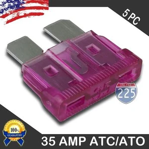 Casa rodante ATC/ATO estándar de 35 amperios cuchilla de fusible regular 35a camión barco marino - Imagen 1 de 3
