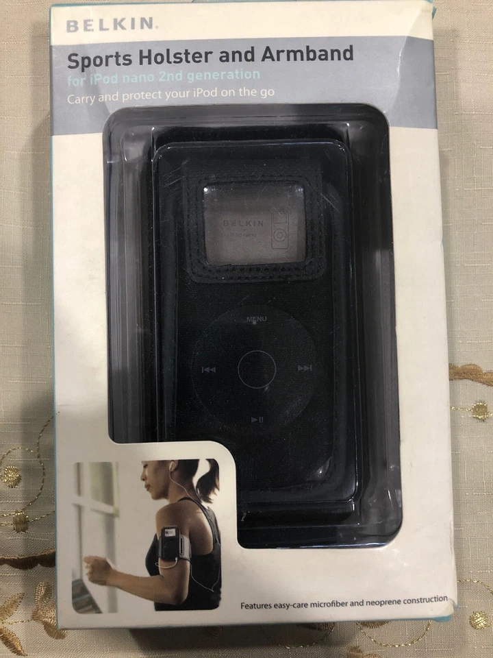 Belkin Sports Holster And Armband For Ipod Nano 2nd Generation F8Z133 Black  - Image 1 of 2