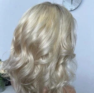 Ombre Blonde Body Wave High Quality Human Hair Wig 13x4 Lace Front Wig - Picture 1 of 8