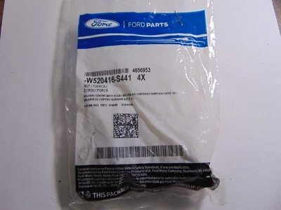 NUEVO - Tuerca de base de motor original Ford 2006-2012 - W520416-S441 PACK DE 4 Foto 1 de 2