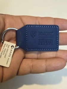 Emory Goizueta Business School Suede Leather Tag Keychain Keyring Advertise C76 - Picture 1 of 6