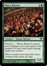 1x Matca Rioters - Foil MTG Conflux NM Magic Foil
