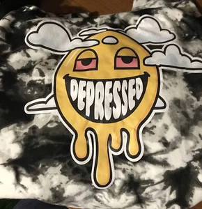 No Boundaries Hoodie Depressed Smoke Weed black and white clean no stains XL - Picture 1 of 4