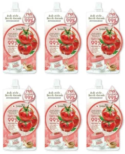 Smooto Tomato Bulgaria Yogurt Whiten Bright Soothing Gel 40 ml x 6 - Picture 1 of 7