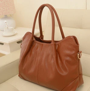 Happybird women handbag shoulder bag Tote Purse Fashion leather messenger(brown) - Picture 1 of 2