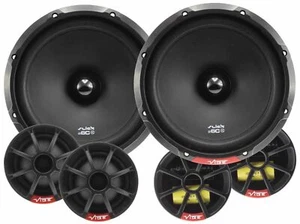JUEGO DE COMPONENTES ALTAVOCES DE TWEETER VIBE AUDIO SLICK 6C 540W 6.5" 165MM COMPONENTE COCHE - Imagen 1 de 2