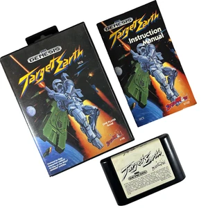 Target Earth - 1990 DreamWorks für Sega Genesis CIB mit Handbuch, sehr gut, funktionsfähig - Bild 1 von 20