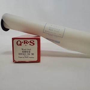 QRS Word Roll COCKTAILS FOR TWO Walter Redding 5893 Player Piano Roll - Picture 1 of 4