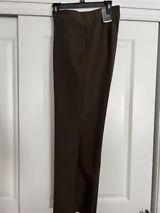 NEW WITH TAGS Christopher & Banks brown pants trouser Misses 14 - Picture 1 of 4