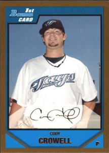 2007 Bowman Draft Draft Picks Gold Baseball Card Pick