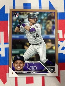 Ezequiel Tovar 2023 Topps Series 2 Gold 1318/2023 #651 RC Rookie