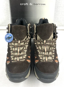 Men New Croft&Barrow Brown/Black Lace-Up Comfort Ankle Shoes size 9.5 M - Picture 1 of 6