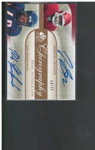 B2917- 2010 SP Authentic Chirography Gg Jermaine Gresham Rob Gronkowski Auto / - Picture 1 of 2