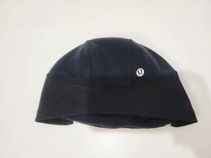 Sombrero de copa de nailon negro Lululemon Athletica | Agujero cola de caballo - Imagen 1 de 6