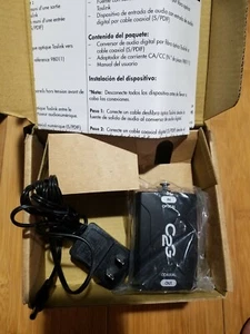 COAXAL TO TOSLINK OPTICAL AUDIO CONVERTER C2G 40019 ONLY : 14.49$ - Picture 1 of 5