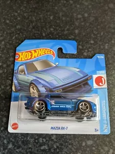 Hot Wheels HCV76 2022 HW J-Imports 1/10 Mazda RX-7 97/250 Blue - Picture 1 of 1