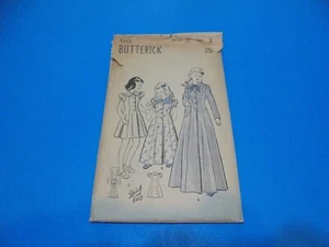 Vestido Abrigo Princesa De Colección Años 40 Butterick Costura Patrón 4665 Niñas Pequeñas 2 - Imagen 1 de 3