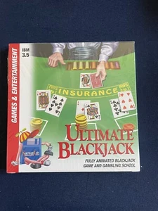 Gioco computer e scuola gioco d'azzardo Ultimate Blackjack Ultimate completamente animato sigillato 1993 - Foto 1 di 2