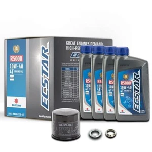 Suzuki R5000 ECSTAR Mineral Oil Change Kit 4 Quart 990A0-01E10-4KT - Photo 1 sur 2