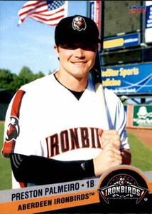 2016 Aberdeen Ironbirds Update Choice 39 Preston Palmeiro Colleyville Texas Card