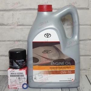 Genuine Toyota Intermediate Service Kit With 5L 0W16 Oil Filters and Washer - Picture 1 of 1