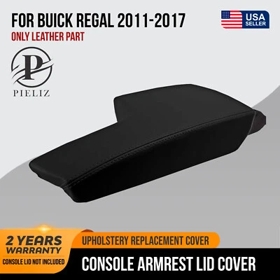 Кожаный чехол крышка подлокотника консоли для Buick Regal 2011-2017 черный - Изображение 1 из 4