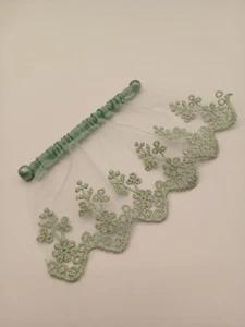 1:12 Scale Miniature Lace And Embroidery Handmade Dollhouse Floral Valance - Picture 1 of 5