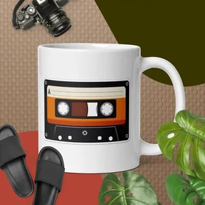 Cassette Tape 80's Coffee Mug 11oz. Cup ( Double Sided ) - Picture 1 of 1