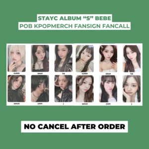 STAYC KPOPMERCH POB FANSIGN FANCALL S BORN EVENT ALBUM PHOTOCARD OFFICIAL - Picture 1 of 7