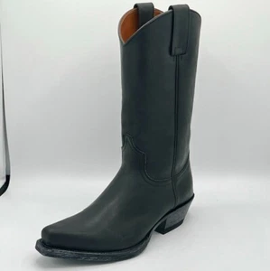 Stivali in pelle western boots Princess by Bryan PBB2966BLK - UNISEX - Imagen 1 de 3