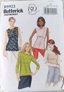 Butterick Fast and Easy B5922 Size 6-14 - Picture 1 of 3