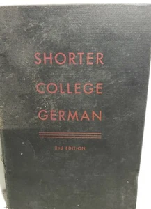 Shorter college German Hardcover – 1949 by Marshall Blakemore Evans - Picture 1 of 9