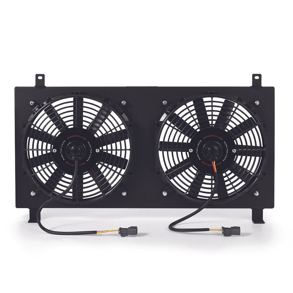 Mishimoto Aluminum Fan Shroud Kit  Compatible With   Acura RSX 2002-2006, Black - Image 1 of 3