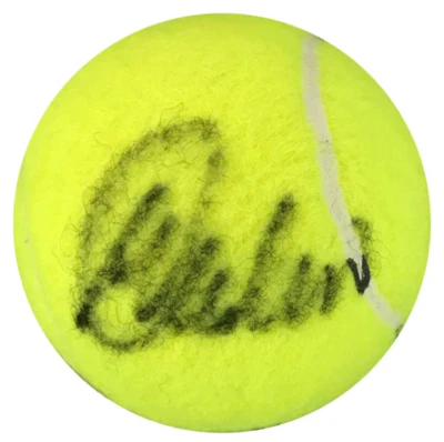 Pelota de tenis Melanie Oudin autografiada Wilson US Open 2 Foto 1 de 2
