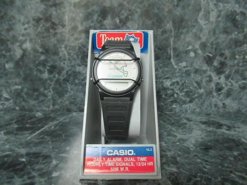 miami dolphins  casio watch /new  needs batterys Cover