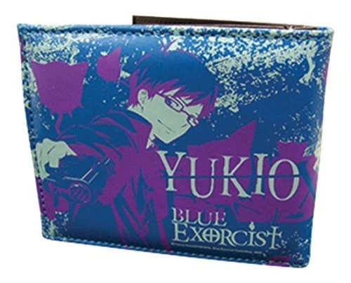 Cartera Cosplay Doble Plegable Anime Oficial Original Exorcista Azul -GE2412- NUEVA Foto 1 de 1