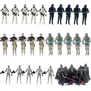 Lot 5-10 Star Wars 3.75" Stormtroopers Sandtrooper OTC Clone Trooper Vader - Picture 1 of 28
