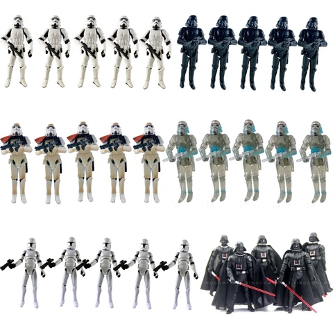 Lot 5-10 Star Wars 3.75"  Stormtroopers Sandtrooper OTC Clone Trooper Vader Cover